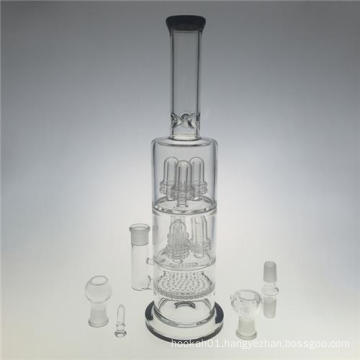 Huge Showerheads Blown Hookah Glass Water Pipes for Smoking (ES-GB-401)